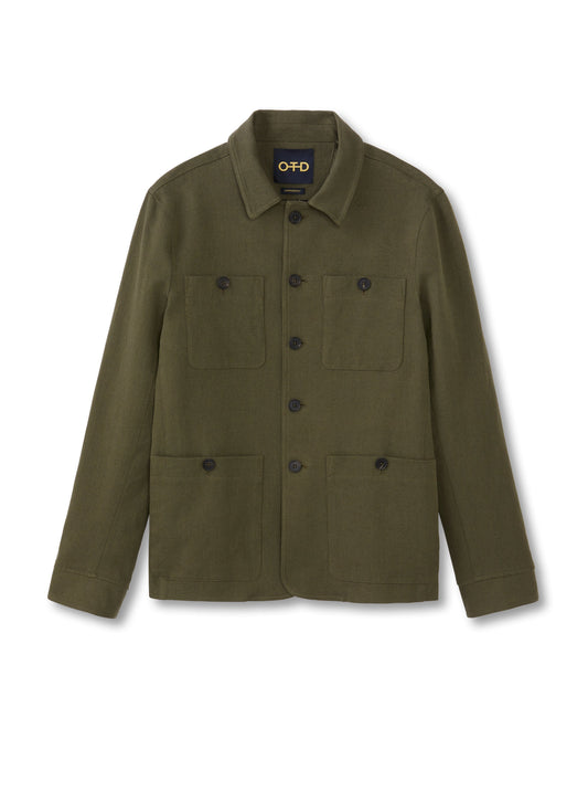 Patch Pocket Task Jacket (Dark Fatigue)